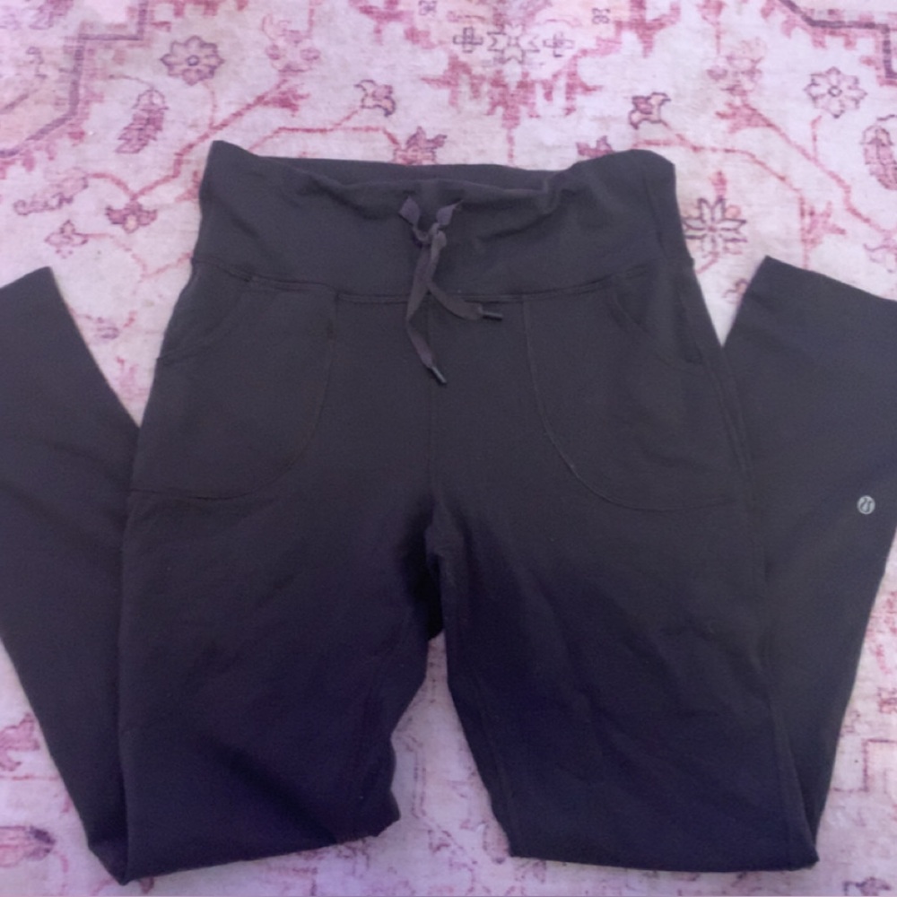 Lululemon joggers deep navy green